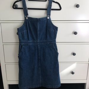 Madewell Hillview Overall Denim Dress